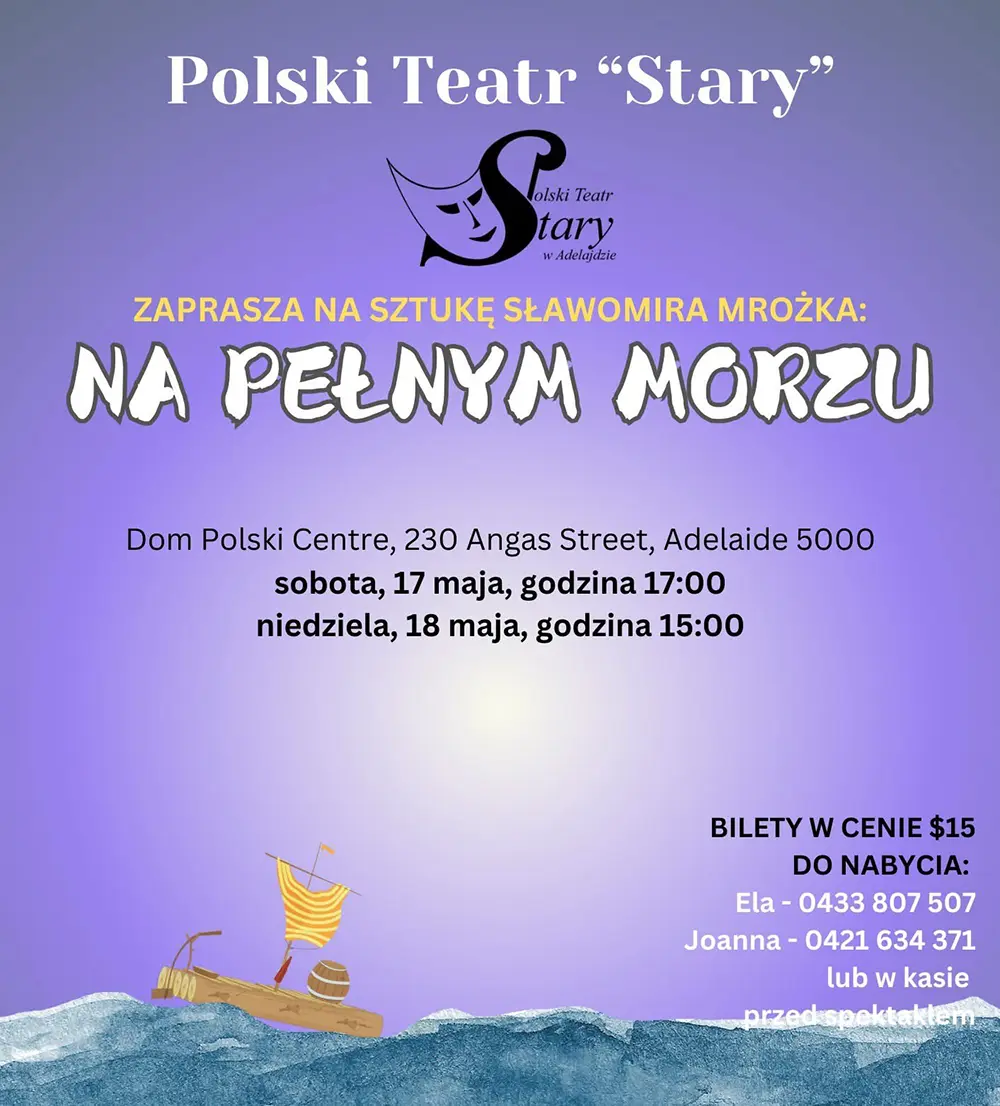 na pełnym morzu